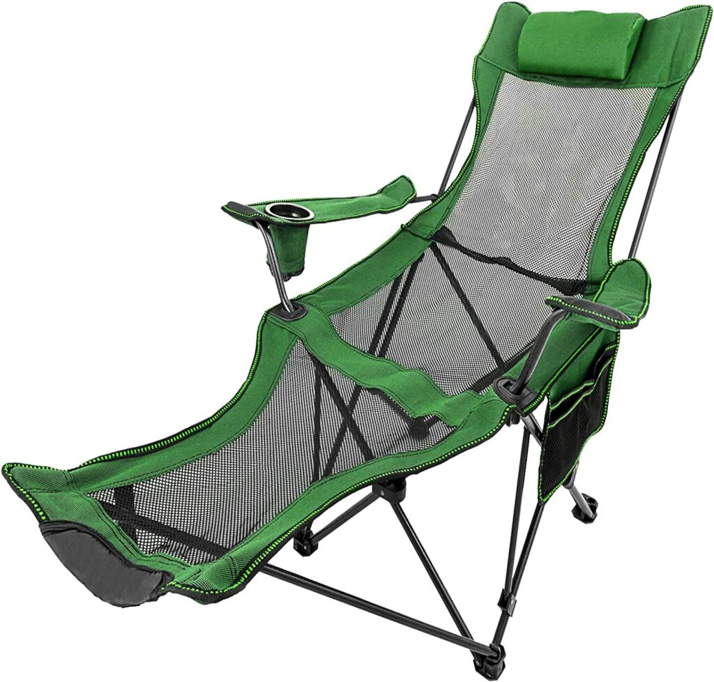 Happybuy Folding Chair with Footrest