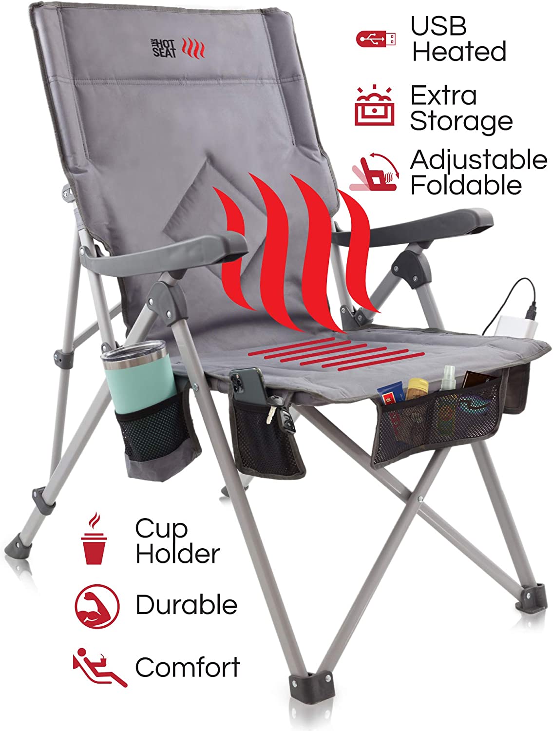 POP Design The Hot Seat, Heated Portable Chair